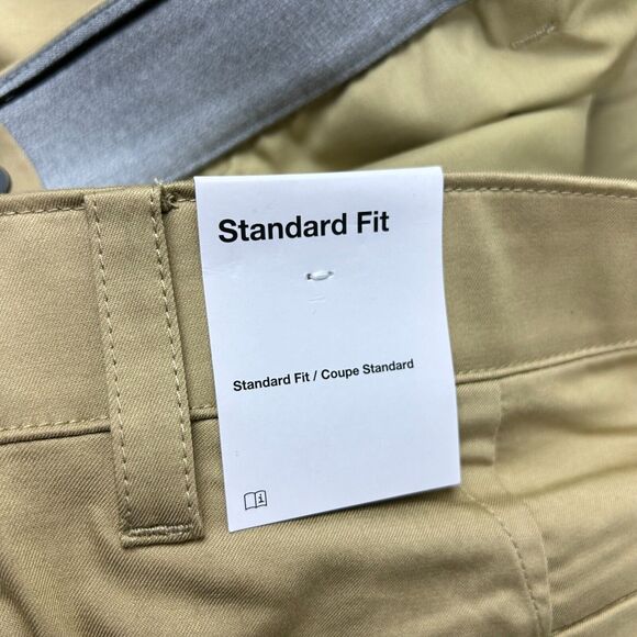 Nike Golf Pants Mens Size 32x35 Medium Tan Dri-FIT UV Standard Fit Chino NWT - Picture 6 of 16